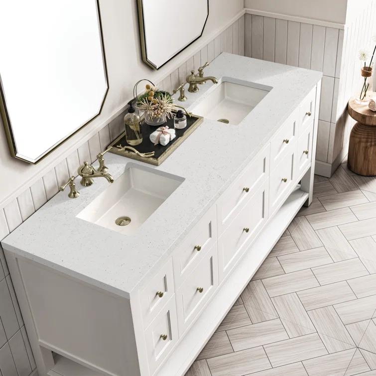 Breckenridge 72" Double Bathroom Vanity Set