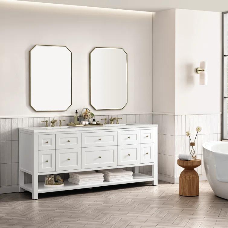 Breckenridge 72" Double Bathroom Vanity Set