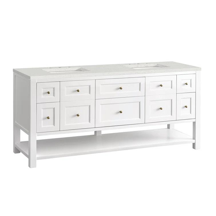 Breckenridge 72" Double Bathroom Vanity Set