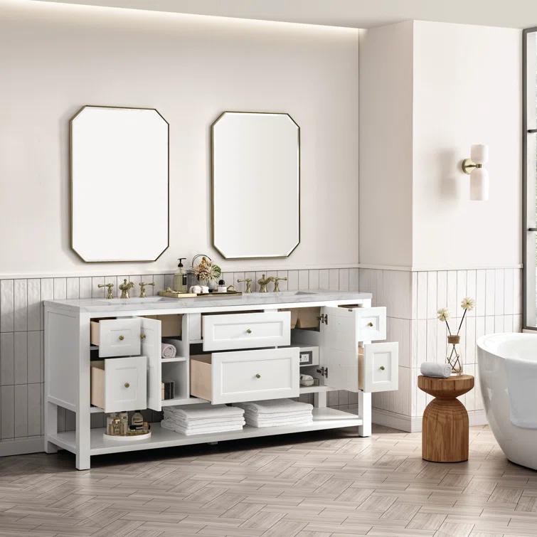 Breckenridge 72" Double Bathroom Vanity Set