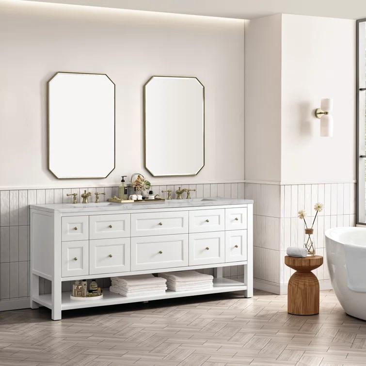 Breckenridge 72" Double Bathroom Vanity Set