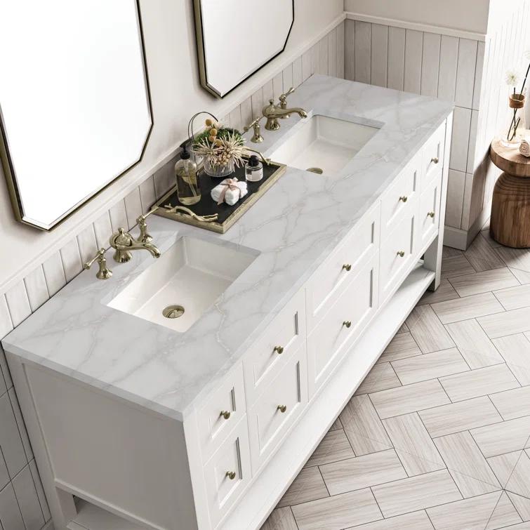 Breckenridge 72" Double Bathroom Vanity Set