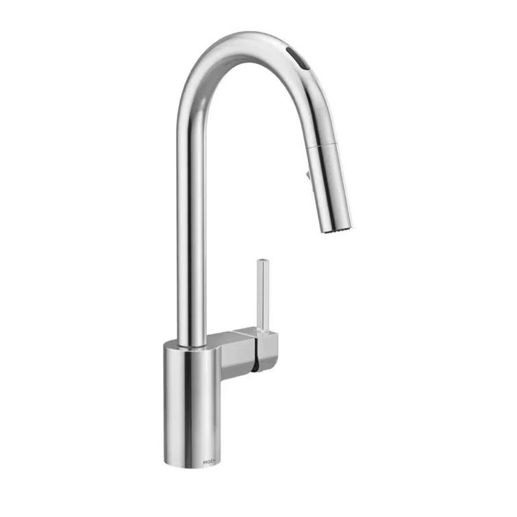 Moen Align One Handle Modern Kitchen Pulldown Faucet with Reflex and Power Clean Technology