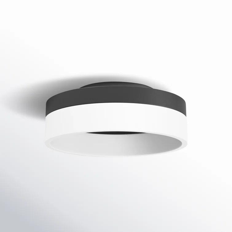 Danica Single Light Acrylic LED Flush Mount