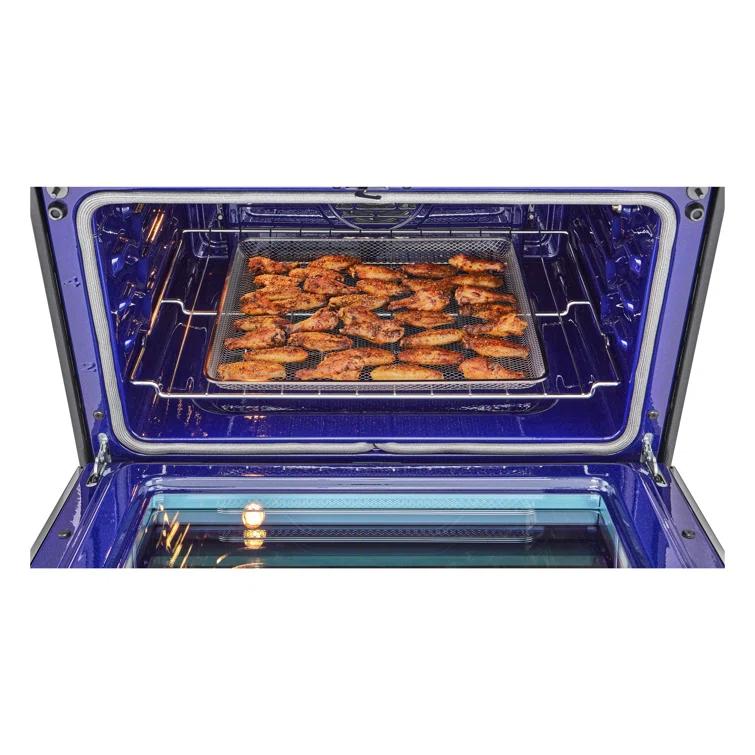 LG LG Smart Gas Double Oven Slide-in Range with InstaView®, ProBake® Convection, Air Fry, and Air Sous Vide, 6.9 cu. ft. LTGL6937F