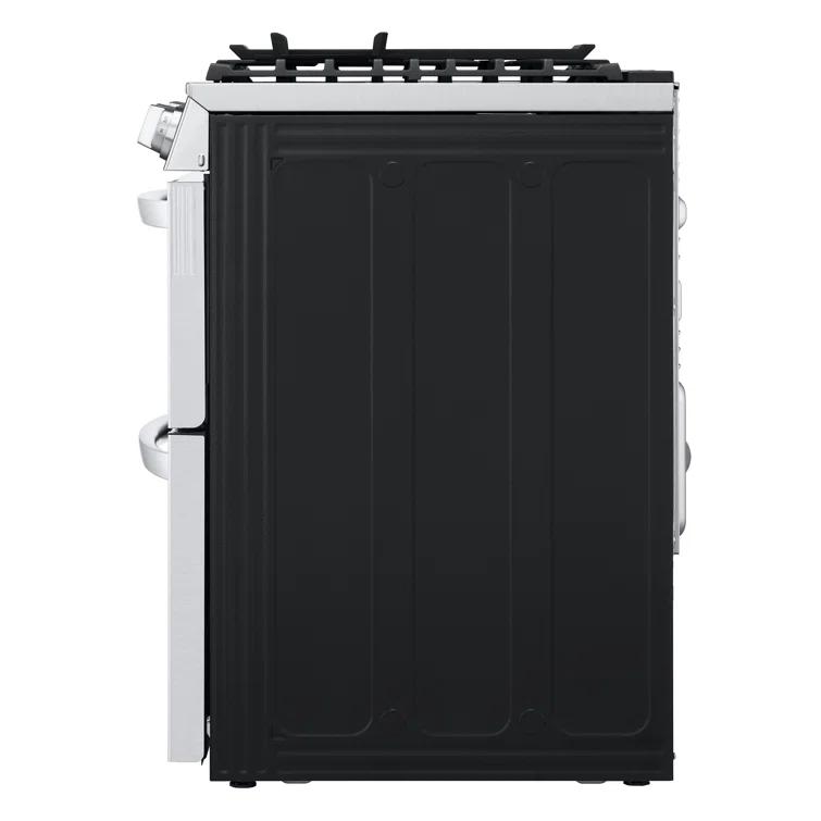 LG LG Smart Gas Double Oven Slide-in Range with InstaView®, ProBake® Convection, Air Fry, and Air Sous Vide, 6.9 cu. ft. LTGL6937F