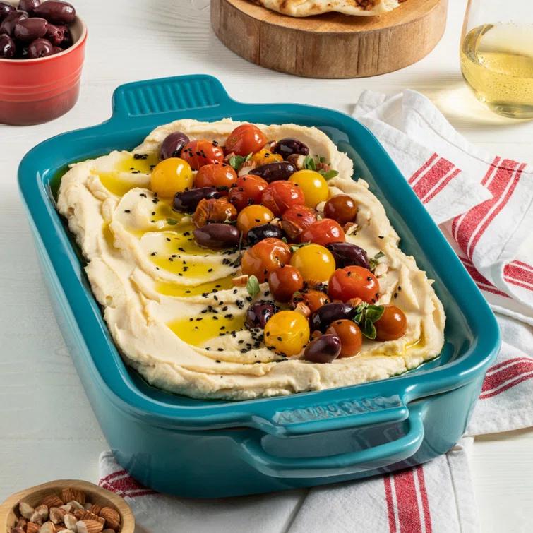 Le Creuset Le Creuset Stoneware Rectangular Dish With Platter Lid, 2.75Qt.