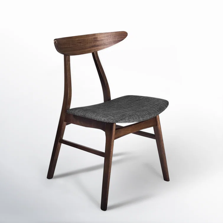 Hartford Dining Chair in Warm Gray/Walnut