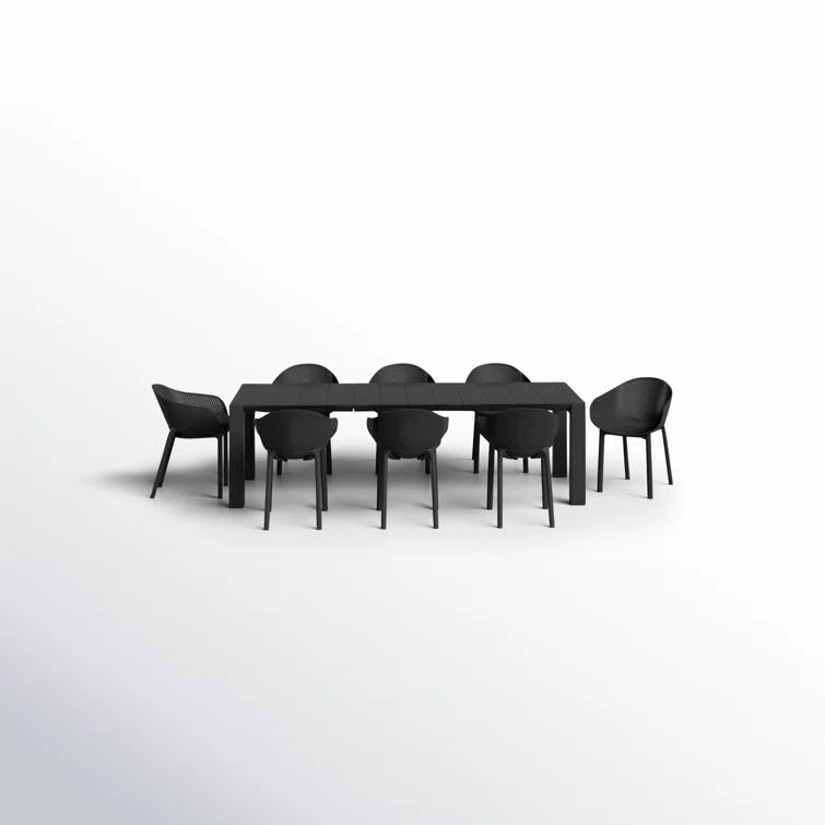 Farrah 102'' Rectangular 8 - Person Outdoor Dining Set