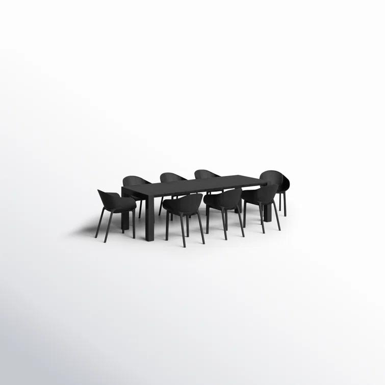 Farrah 102'' Rectangular 8 - Person Outdoor Dining Set