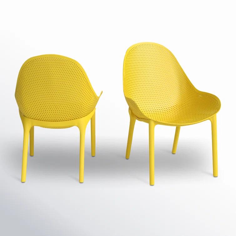 Farrah Outdoor Armless Lounge Chair