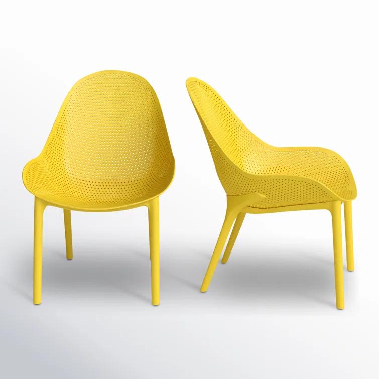 Farrah Outdoor Armless Lounge Chair