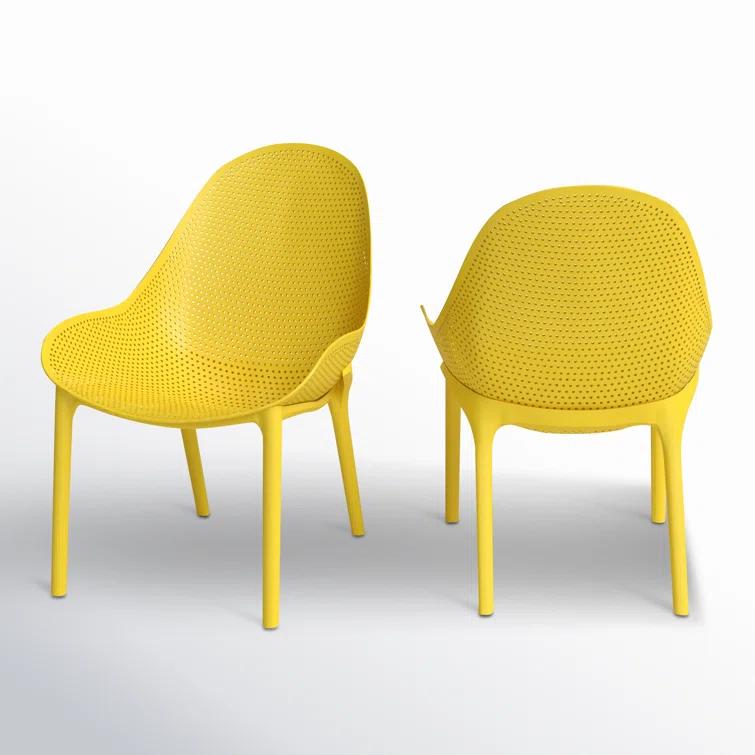 Farrah Outdoor Armless Lounge Chair