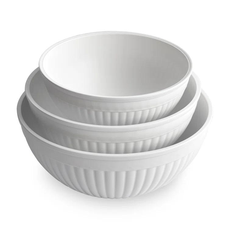 Nordic Ware 3-Piece Prep & Serve Mixing Bowl Set