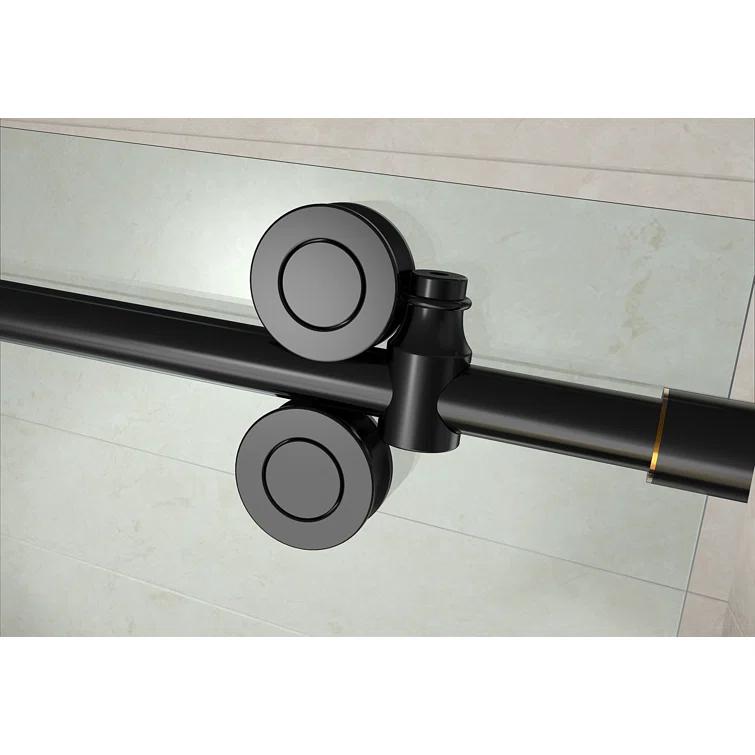 Langham XL 56 - 60" W x 80" H Sliding Frameless Shower Door