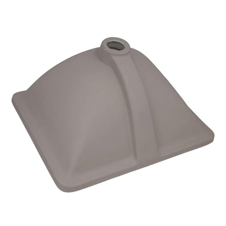 Ruvati 17 x 12 inch Undermount Bathroom Rectangular Porcelain Ceramic Sink with Overflow