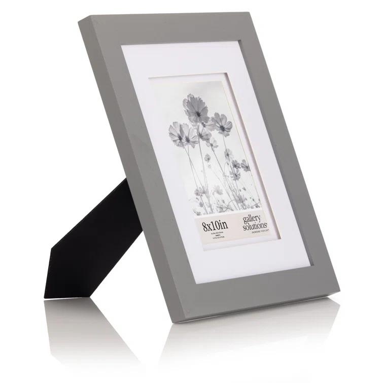 Gallery Solutions Gallery Solutions Wall Mount Or Tabletop Double Airfloat  Mat Picture Frame