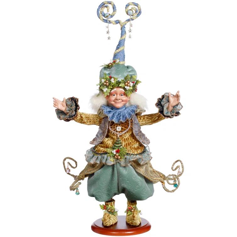 Elf Du Soleil 24-Inch Decorative Wood Figurine