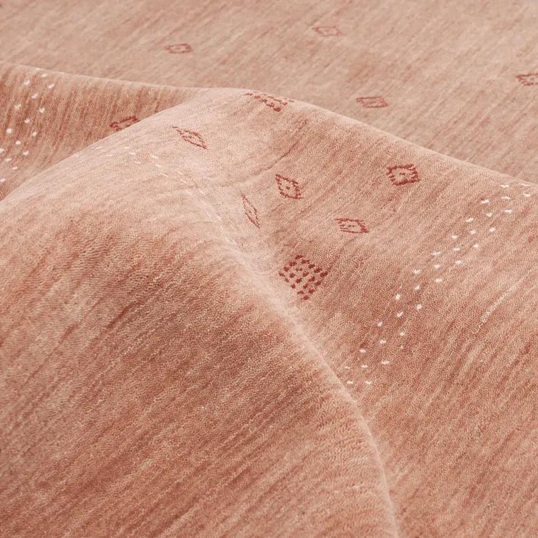 Cyrena Hand-Loomed Wool Rug - Peach / 9' x 12'