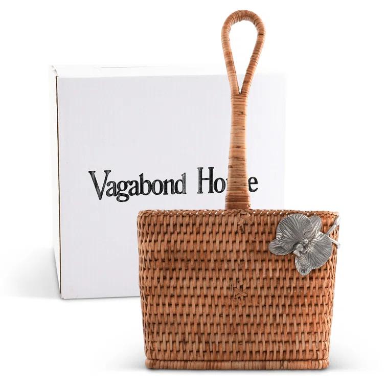 Vagabond House Natural Fibers Square Flatware Caddy