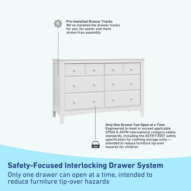 Benton 6 Drawer Double Dresser
