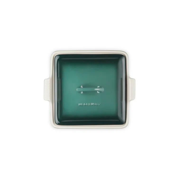 Le Creuset Le Creuset Stoneware Heritage Covered Square Casserole, 2.5 Qt. (9")