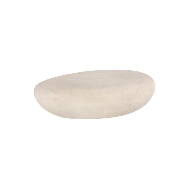 Phillips Collection Roman Stone River Stone Solid Coffee Table
