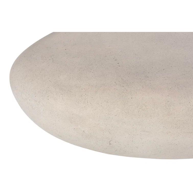 Phillips Collection Roman Stone River Stone Solid Coffee Table