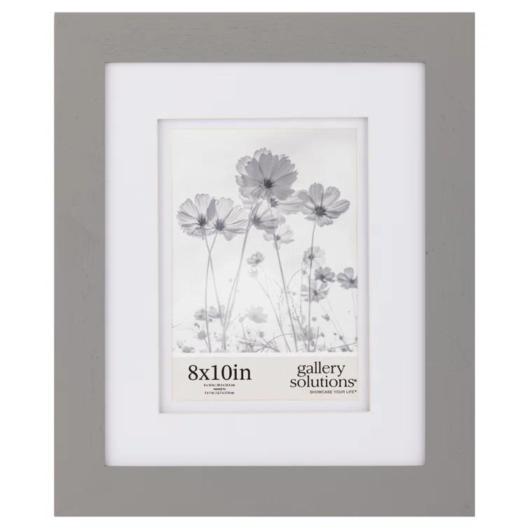 Gallery Solutions Gallery Solutions Wall Mount Or Tabletop Double Airfloat  Mat Picture Frame