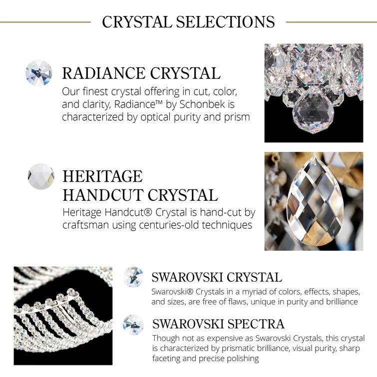 Bagatelle Crystal Semi Flush Mount