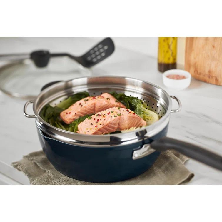 Cuisinart Cuisinart Preferred Pan 4 Piece Set (4.5 Qt. Multi-Purpose Pan with Cover, Steamer, Slotted Turner)