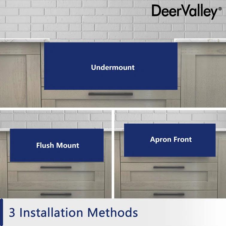 33" L X 20" W White Fireclay Double Bowl Workstation Farmhouse Kitchen Sink with Cutting Board And Dish-Drying Rack