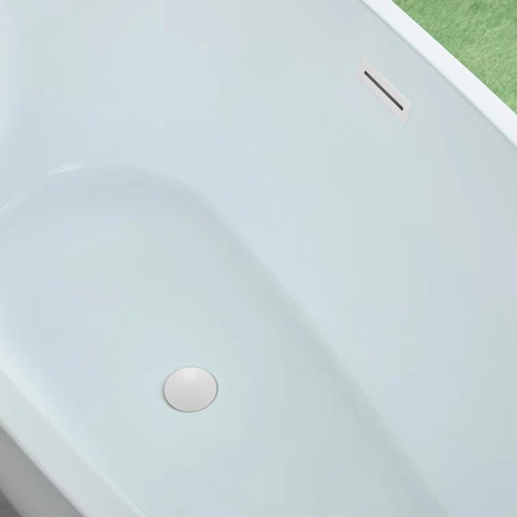 Freestanding Soaking Acrylic Bathtub