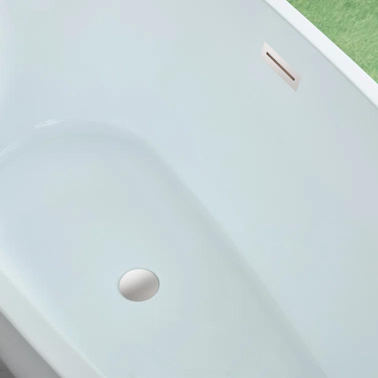 Freestanding Soaking Acrylic Bathtub