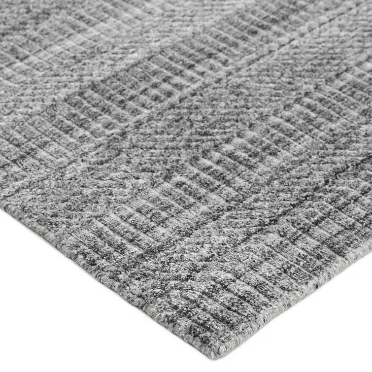 Nuloom Samba Textured Cotton-Blend Area Rug, 10' x 14', Grey
