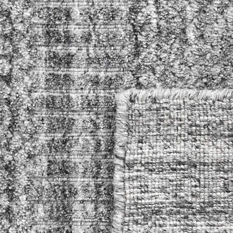 Nuloom Samba Textured Cotton-Blend Area Rug, 10' x 14', Grey