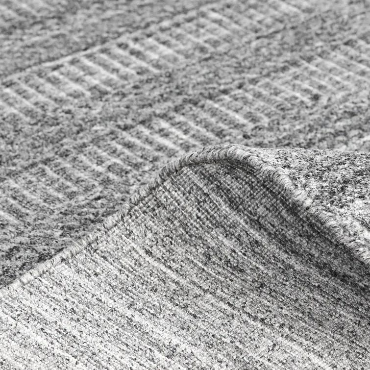 Nuloom Samba Textured Cotton-Blend Area Rug, 10' x 14', Grey