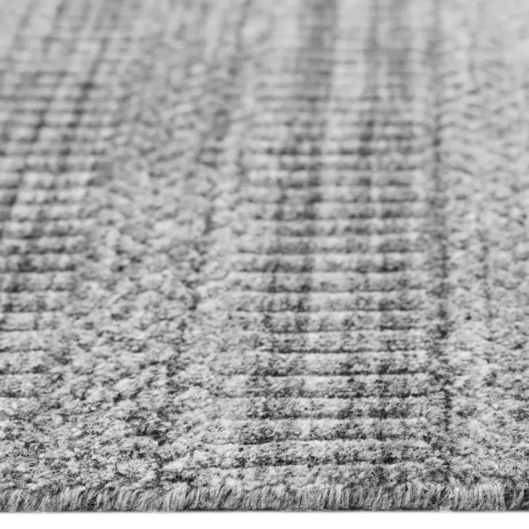 Nuloom Samba Textured Cotton-Blend Area Rug, 10' x 14', Grey