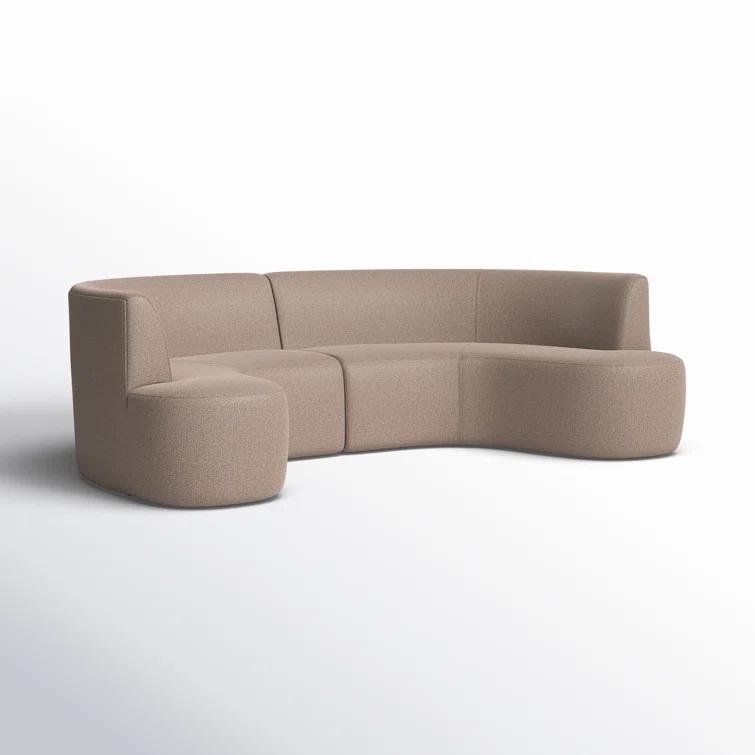Kaylani Dining Bench - Taupe Performance Fabric