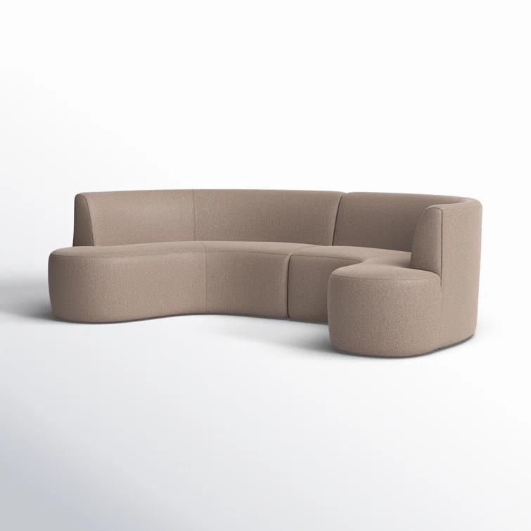 Kaylani Dining Bench - Taupe Performance Fabric