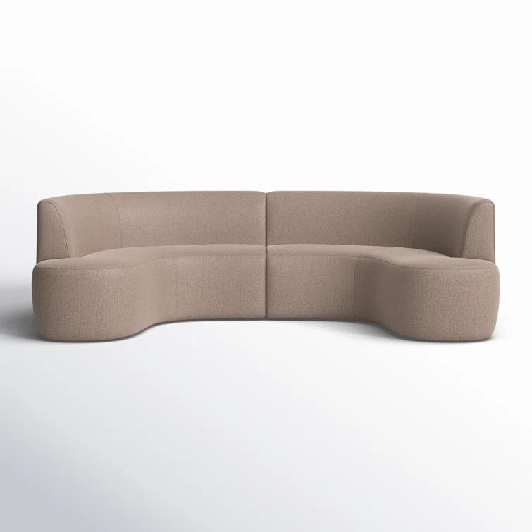 Kaylani Dining Bench - Taupe Performance Fabric