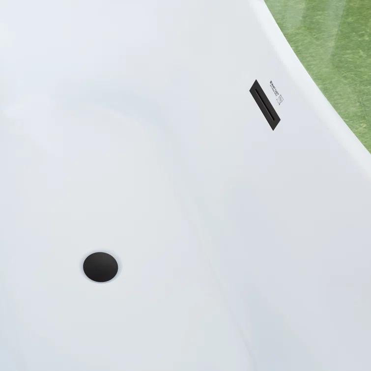 67" x 31" Freestanding Soaking Bathtub