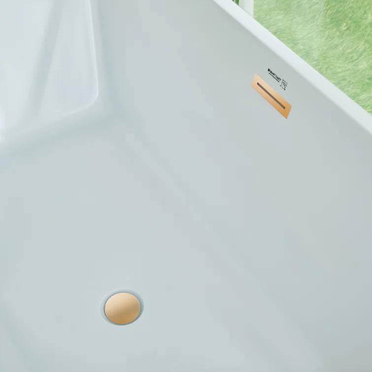 Chloe 59" x 30" Freestanding Soaking Bathtub