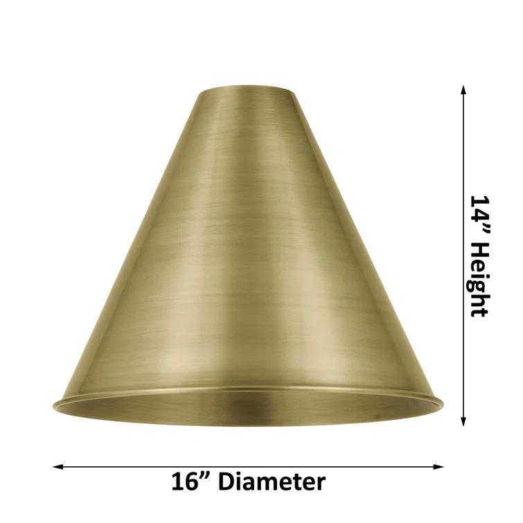 Ballston Cone 1 - Light Single Drop Pendant Pendant
