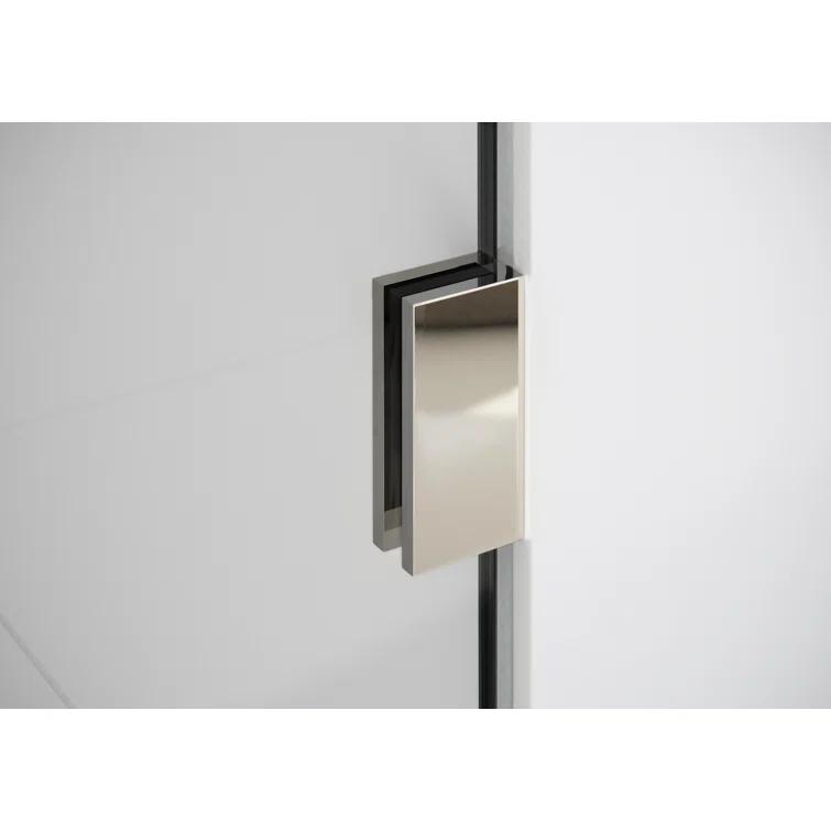 Venus 32 in. x 86.75 in. Fully Frameless Arched Single Fixed Shower Panel