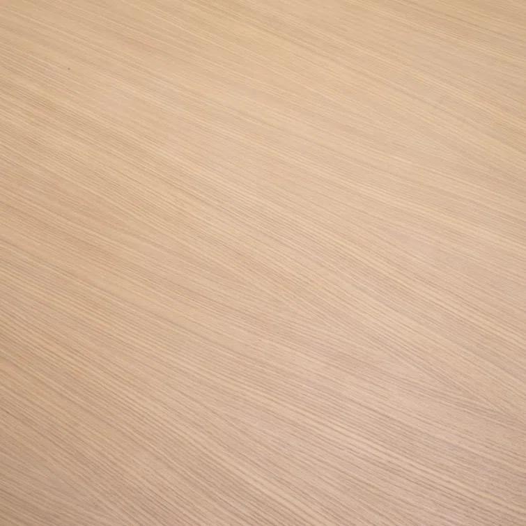 Natural Oak Asymmetrical Leg Dining Table