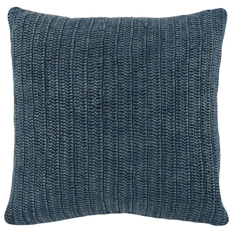 Nakeya Knitted Linen Throw Pillow