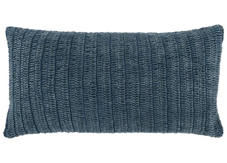 Nakeya Knitted Linen Throw Pillow