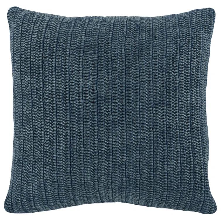Nakeya Knitted Linen Throw Pillow