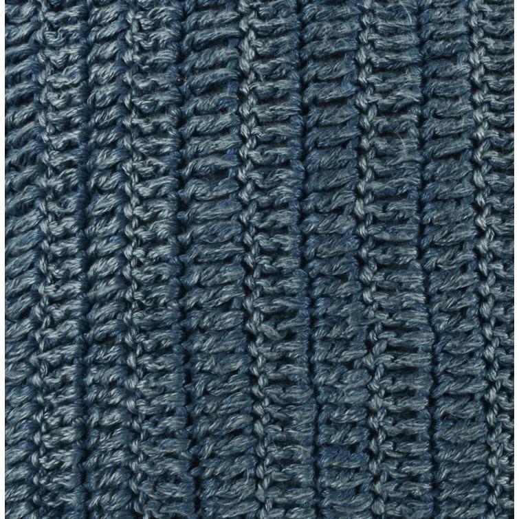 Nakeya Knitted Linen Throw Pillow